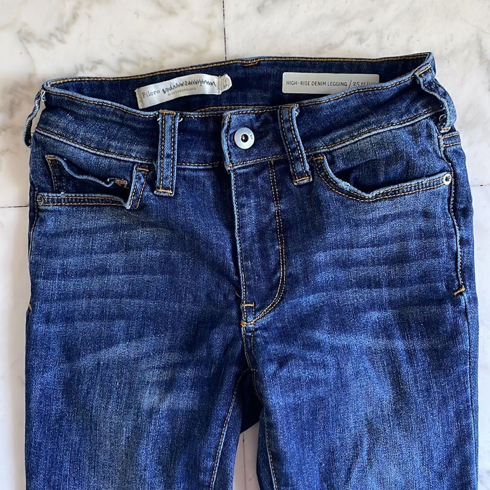 Anthropologie Pilcro and the Letterpress High Rise Denim Legging - Picture 2 of 8